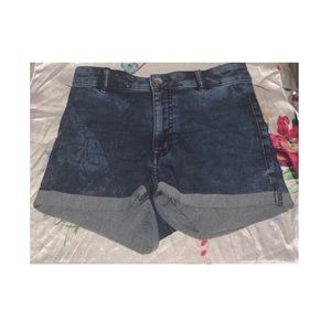 High Waisted Jean Shorts